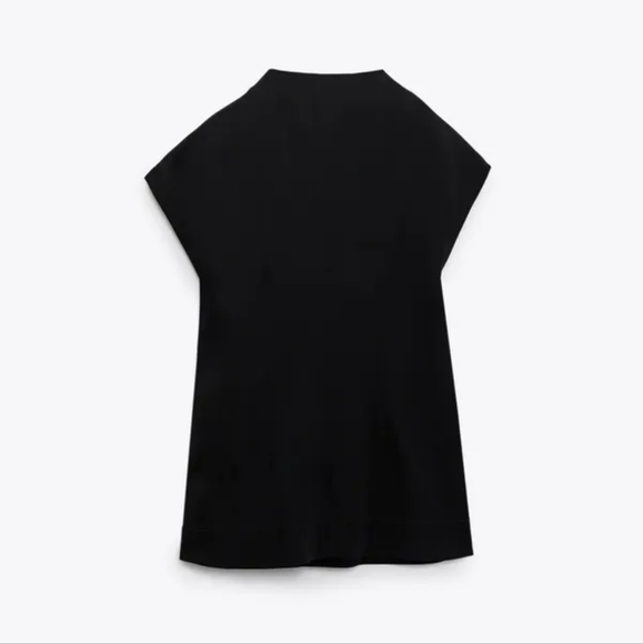 New Zara Gold Button Draped Top - 8513/521 - Picture 8 of 12